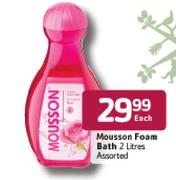 Mousson Foam Bath Assorted-2L Each