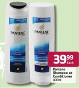 Pantene Shampoo Or Conditioner-400ml Each