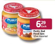 Purity 2nd Food Jars Assorted-125ml Each