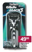 Gillette Mach 3 Manual 2 Up Razor