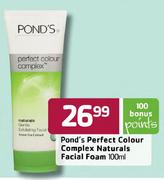 Pond's Perfect Colour Complex Naturals Facial Foam-100ml