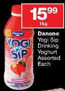 Dannone Yogi Sip Drinking Yoghurt Assorted Each-1Kg