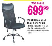 Manhattam Mesh High Back Chair 