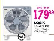 Logik Box Fan-30cm