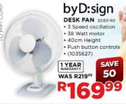 byD:sign Desk Fan(BDDF40)