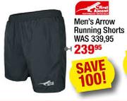  Men's Arrow Running Shorts