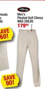 Men's Pleated Golf Chinos 