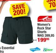 Women's Rock Star Shorts