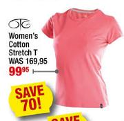 Women's Cotton Stretch T