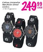 Chelsea, Liverpoolor Manchester United Watches-Each