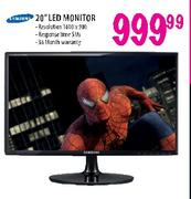 Samsung 20" LED Monitor