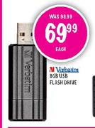 Verbatim 8GB USB Flash Drive-Each