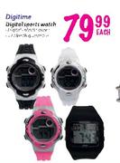 Digitime Digital Sports Watch-Each