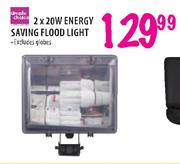 Simple Choice 2 x 20W Energy Saving Flood Light