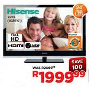 Hisense Full HD LED TV(24K16)-24"