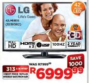 LG Full HD LED TV (42LM5800)-42"