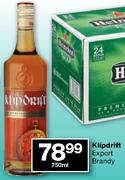 Klipdrift Export Brandy-750ml
