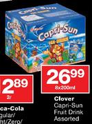 Clover Capri-Sun Fruit Drink-8 x 200ml