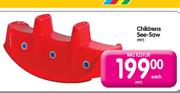 Children See-Saw Each