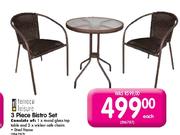 Terrace Leisure 3 Piece Bistro Set Each