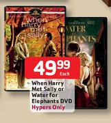 When Harry Met Sally Or Water For Elephant's DVD-Each