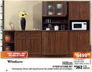 Hilton 4 Piece Kitchen Set