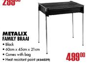 Metalix Family Braai-60cm x 45cm x 21cm