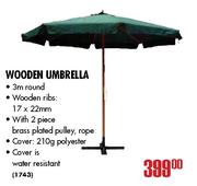 Wooden Umbrella-3m round