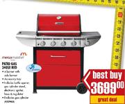 Megamaster Patio Gas 340SE Red