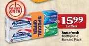 Aquafresh Toothpaste Banded Pack-2 x 100ml