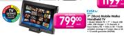 DStv Mobile 7"(18cm)Mobile Walka Handheld TV(Model:Walka 7D)-Each