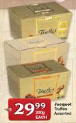 Jacquot Truffes-200gm Each