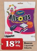 Beacon Liquorice Allsorts-400gm