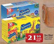 Sun Blast Fruit Drink-10 Per Pack