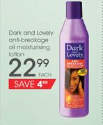 Dark And Lovely Anti-Breakage Oil Moisturising Lotion Each