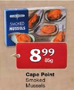 Cape Point Smoked Mussels-85g