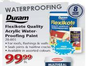 Duram Flexikote Quality Acrylic Waterproofing Paint-5L