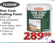 Plascon One Coat Celling  Paint-5L