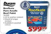 Duram Roofkote Pure Acrylic Roof Paint-20L
