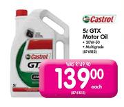 Castrol GTX Motor Oil-5L Each