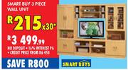 Smart Buy 3 Piece Wall Unit