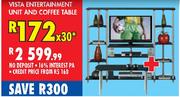 Vista Entertainment Unit & Coffee Table