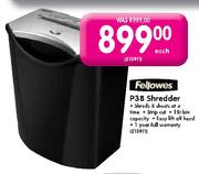 Fellowes P38 Shredder-Each