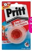 Pritt Crystal Clear Tape-19mm x 25m Each
