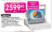 Fellowes Pulsar 300 Comb Binder
