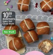 Anderson's Spicy Hot Cross Buns-6's Pack