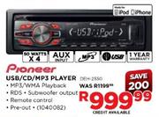 Pioneer USB/CD/MP3 Player (DEH-2550)