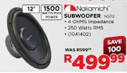 Nakamichi Subwoofer (NG112)-12"