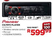 Pioneer CD/MP3 Player (DEH1350/155)