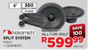Nakamichi Split System (NSE60)-Per Set